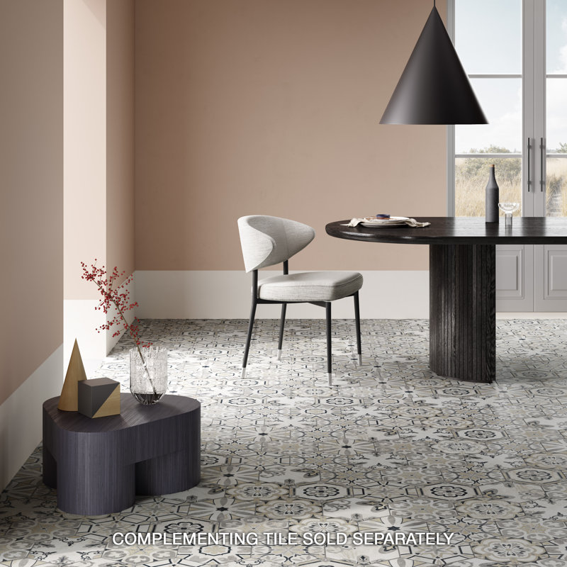 Mazzo 9" x 10" Porcelain Patterned Wall & Floor Tile