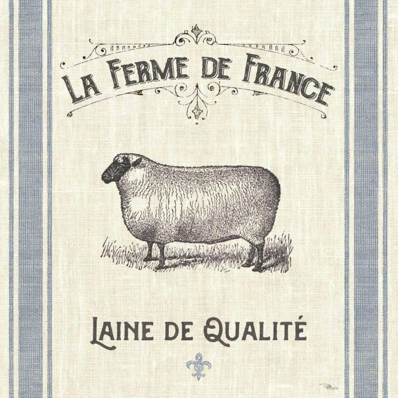 Art sur toile tendue Art Gallery de Pela Studio: French Farmhouse V, H 15 po x l 15 po