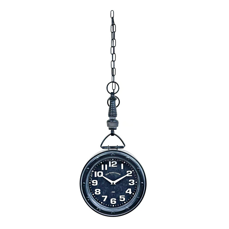 Metal Chain Clock