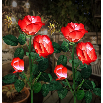 Piquet de jardin rose
