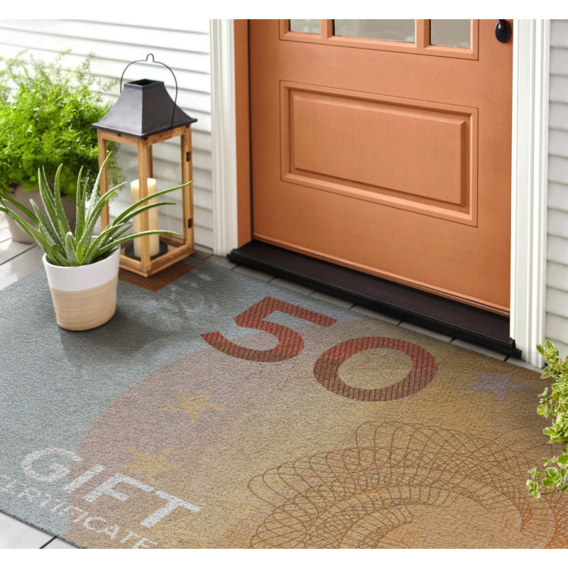 Non-Slip Outdoor Doormat, W39 x L59 cm