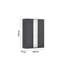 Hinged door wardrobe NAGata with modern handles with mirror-104250031-104828653