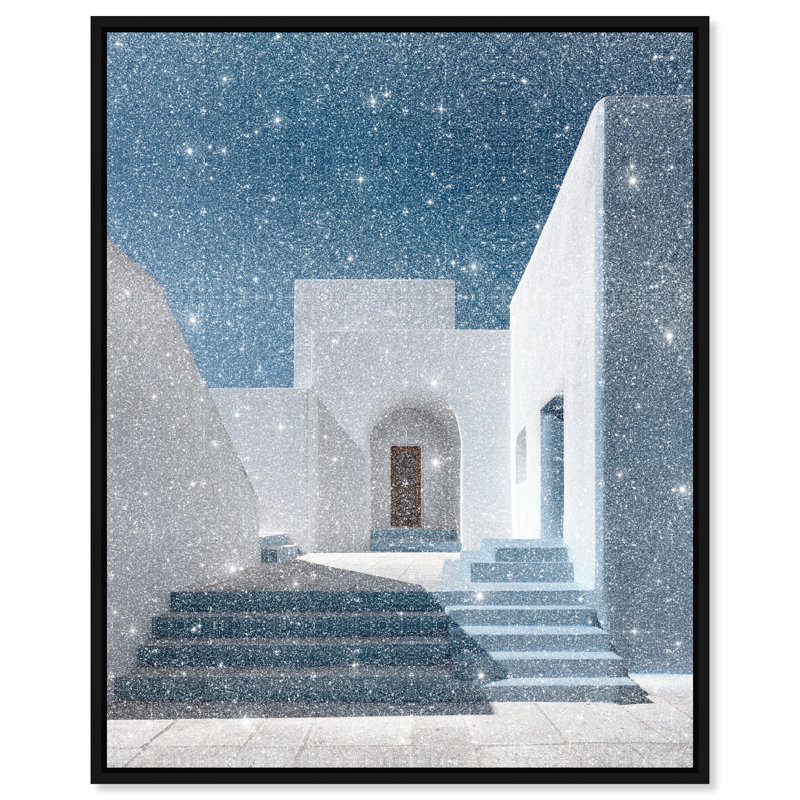 Monolithic Archway Print by Oliver Gal, 21"H x 17"W, Black Floater Frame