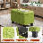 25" Storage Ottoman, Entryway Bedroom Tufted Bench Footrest Stool Footstool with Safety Hinge & Legs-726071292
