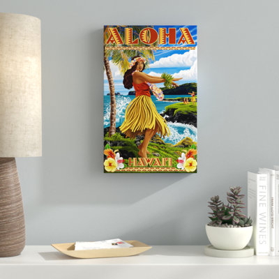 «Hawaii» par Lantern Press, impression sur toile