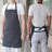 Striped Bib Apron