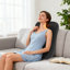 Coussin de massage pour le dos électrique chauffant 4 en 1 avec intensité réglable, coussin de massage ergonomique pour le cou et les épaules pour la maison et le bureau