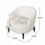 Fauteuil en polyester de 29,5 po Hannon-120879782