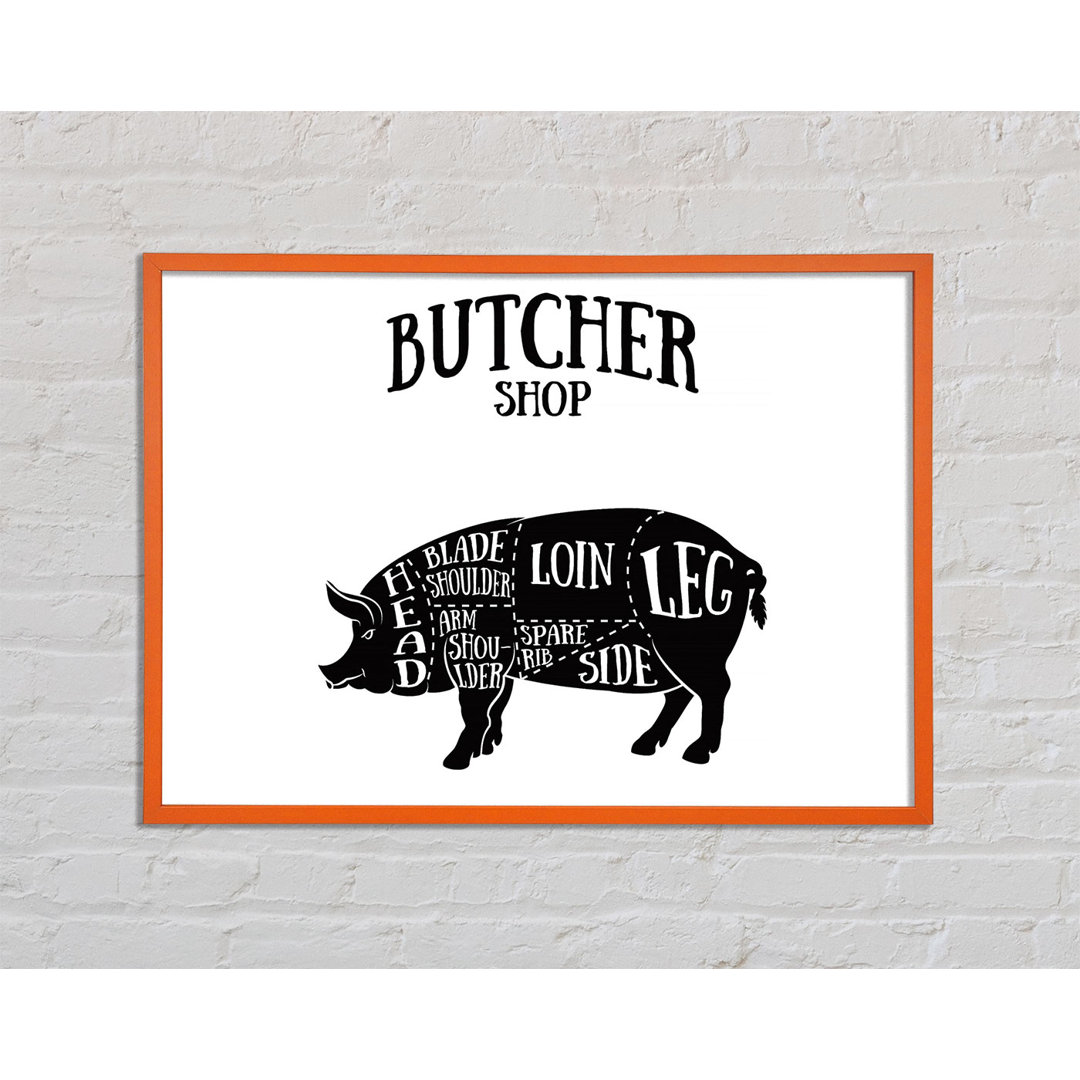 Haleburg Butchers Selection 12 - Einzelne Bilderrahmen Kunstdrucke