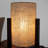 Minimalist Open Frame Walnut Wood Table Lamp, Cylinder Beige Linen Shade Modern Nightstand Lamp for Bedroom Living Room