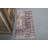 Handwoven Traditional Turkish Rug Exhibiting Rich Red and Blue Motifs Perfect for Entryways