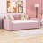 Heorhi Upholstered Daybed with Twin Size Trundle-4362804-4362800