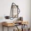 Amrooti Engineered Wood Flat Wall Mirror