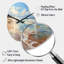 Beach Photo Seaside Reflections V - Horloge murale 3D en forme de poire-105483446