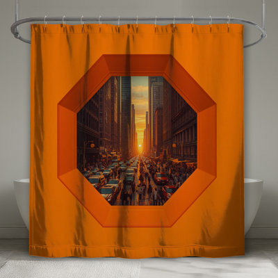 Rideaux de douche Sunset Cityscape