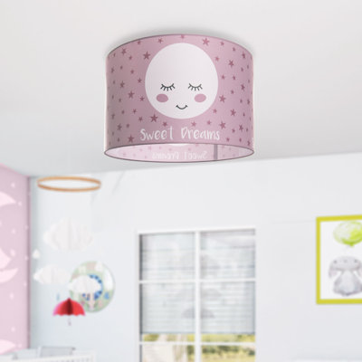 Odling Fabric Flush Ceiling Light