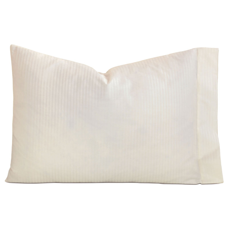 Emilio Pillow Case, King Pillowcase, Ivory