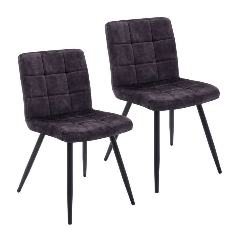 Upholstered Dining Chair, Black