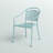 Chanea Curved Back Steel Patio Arm Chair-1554227617
