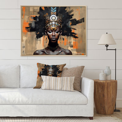 Tribal Queen contemporain africain