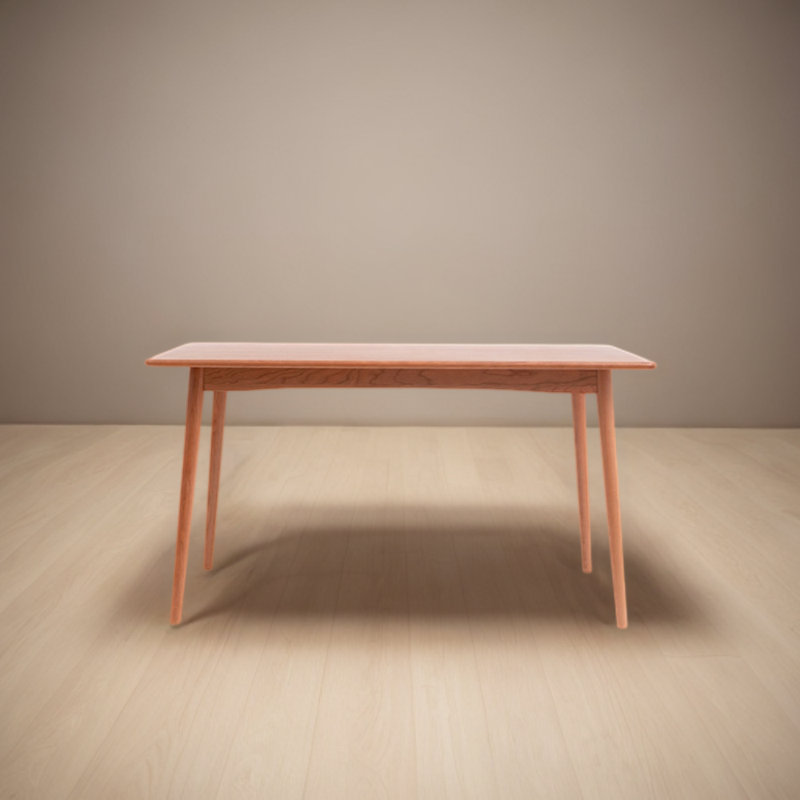 Khairi Cherry Solid Wood Dining Table, 29.92" W x 47.24" L