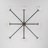 8 - Light X-shape Tiered Sputnik Design Glass Linear Led Chandelier-1504378812