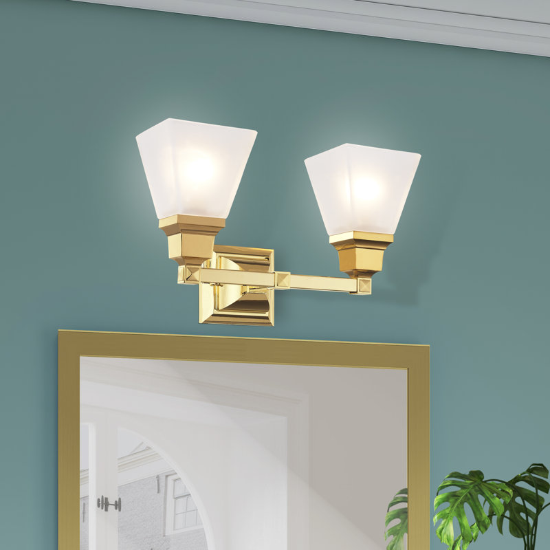 Mathias 2 - Light Dimmable Vanity Light, Polished Brass