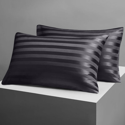 Luxury Stripe Standard Pillowcase - Set of 2