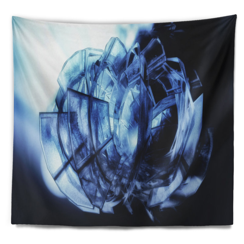 Tapisserie en polyester à motif 3d avec accessoires suspendus inclus, H 50 po x l 60 po