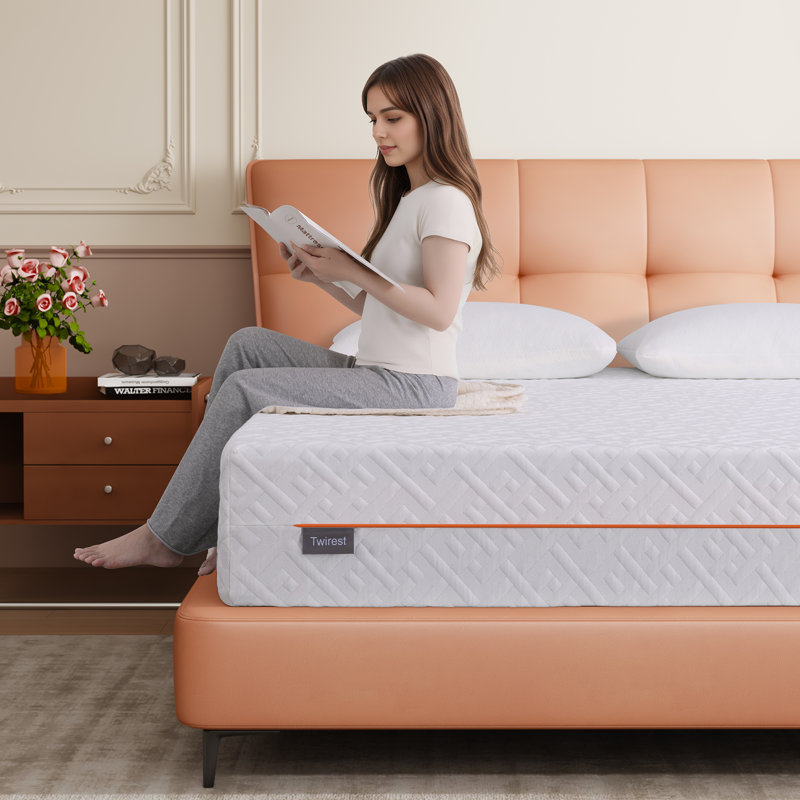 15/18/20/25 cm Medium-Firm Memory Foam Mattress, Breathable Cover, Rolled In-A-Box, No Fiberglass, No Noise Sleep, 15 cm
