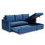 Tannum 3 Seater Velvet Sofa Bed-1319665167