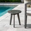 Table d'appoint d'extérieur en bois massif pour patio