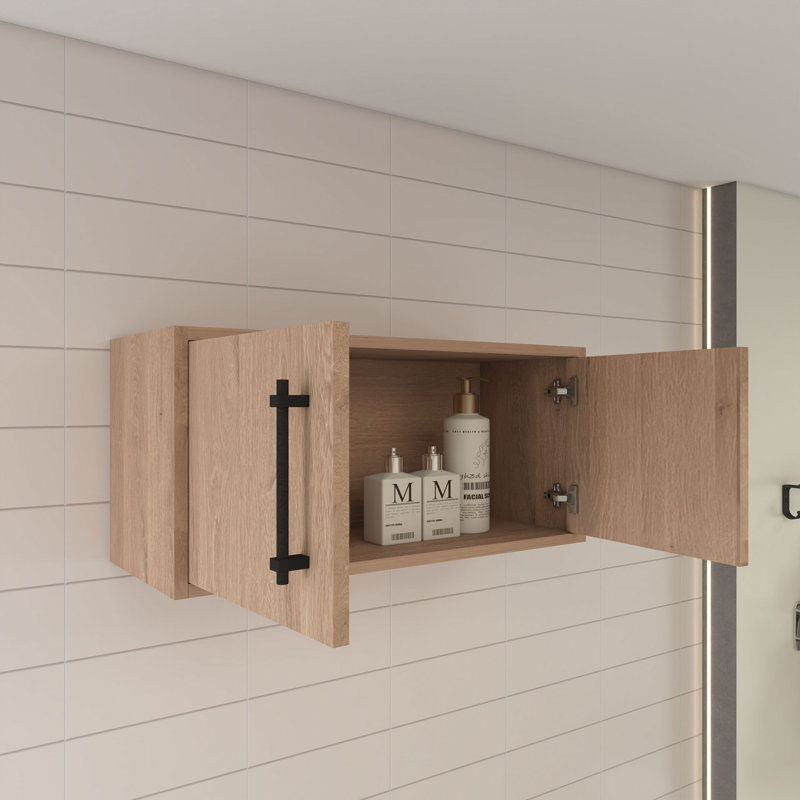 Armoire murale Victoria, H 13,8 po x l 29,8 po x P 12 po, Chêne rouge