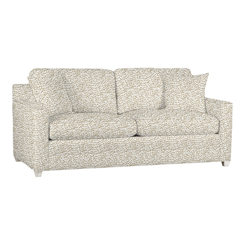 Summerton Loveseat, Worthy Snow Polyester Blend, Casa Blanca