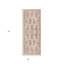 Tapis de couloir gris et beige 6 pi Southwestern
