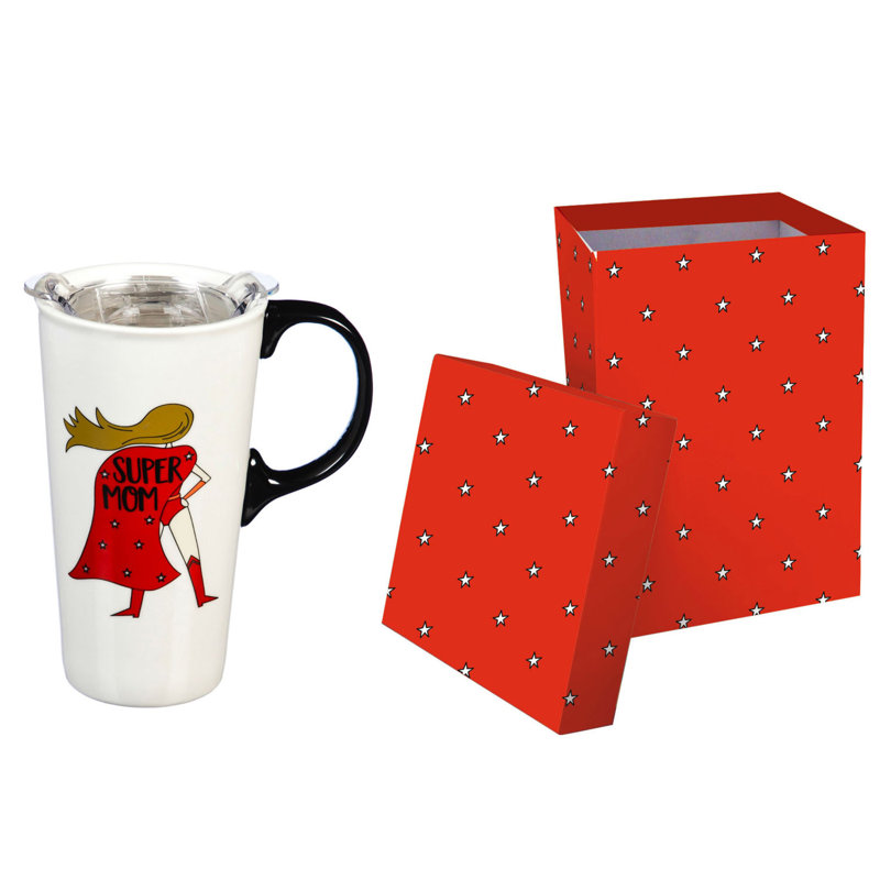 Grande tasse de voyage 17 onces super maman