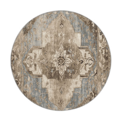 Elegant Mosaic Indoor And Outdoor Area Rug