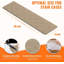Tapis d'escalier antidérapants pour marches en bois, paquet de 15 - 8 "x 30" pour les enfants et les animaux domestiques, tapis d'escalier lavables avec pelures