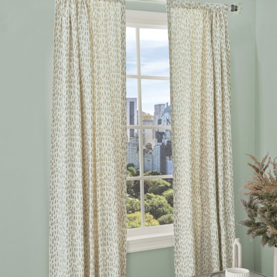 Evelina Brushstroke Curtain Panel