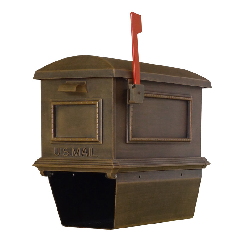 Boîte aux lettres fixée sur piquet Traditional, Cuivre