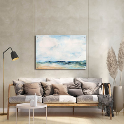«Paradise Beach» par Jean Plout, art mural en verre acrylique