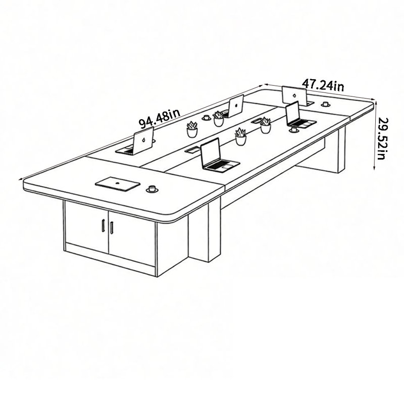 Paillère, H 29,52 po x L 94,48 po x l 47,24 po