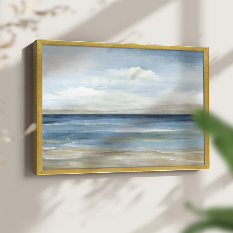 Serene Coast -Framed Print - Restickable