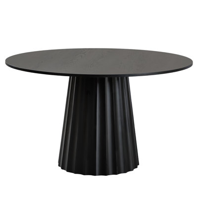 Solid Wood Dining Table Round Pedestal Kitchen Table