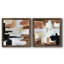 Plateau de montagne - ensemble de 2 peintures sur toile encadrées-2094110384-2094110386