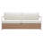 Sofa White & Brown