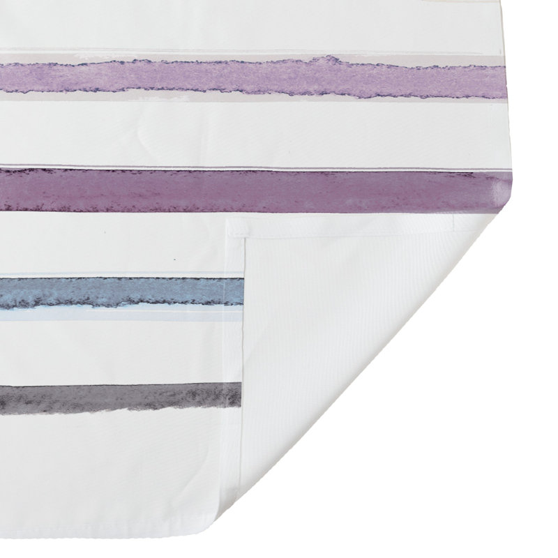 Chanley Striped Shower Curtain, Blue