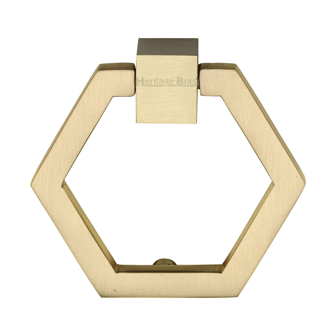 Heritage Brass Heritage Cabinet Drop Pull Hexagon Design