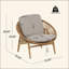 Chaise longue d'extérieur en osier de style papasan, osier avec coussin-2085695484-2085695487