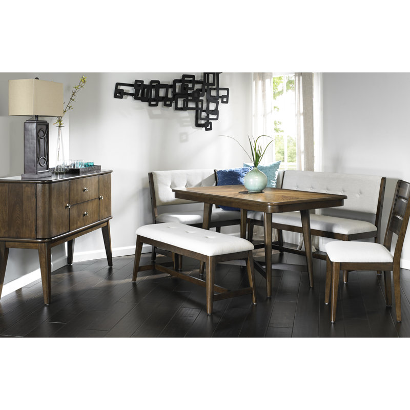 George Oliver Cherry Finish Mid-Century Modern Server With 2 Drawers ...